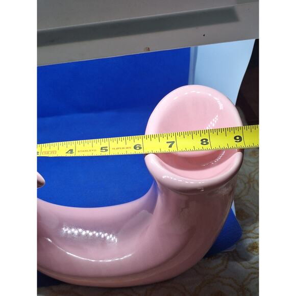 1970's vohann of california htf in creamy pink whale / soap dish / ashtray - Picture 3 of 13